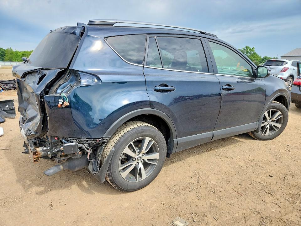2018 Toyota Rav 4 VIN JTMRFREV3JD239020 COPART salvage auction — REAR END, Oh - Cert Of Title-Salvage, sold $7,100 on 2026-07-13 (photo 3)