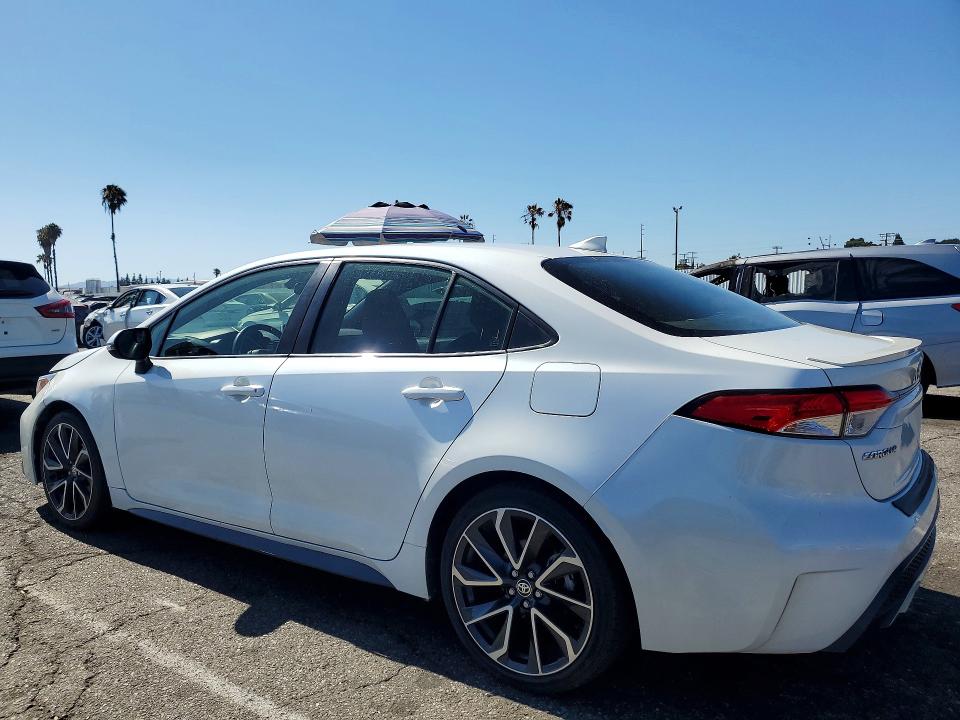 2020 Toyota Corolla VIN JTDS4RCE2LJ032889 COPART salvage auction — MINOR DENT/SCRATCHES, Ca - Salvage Certificate, sold $8,000 on 2026-07-28 (photo 2)