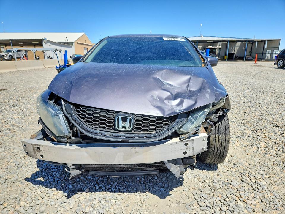 2014 Honda Civic VIN 19XFB2F52EE031459 COPART salvage auction — FRONT END, CO - PUBLIC - SALVAGE TITLE, sold $1,800 on 2026-07-09 (photo 5)