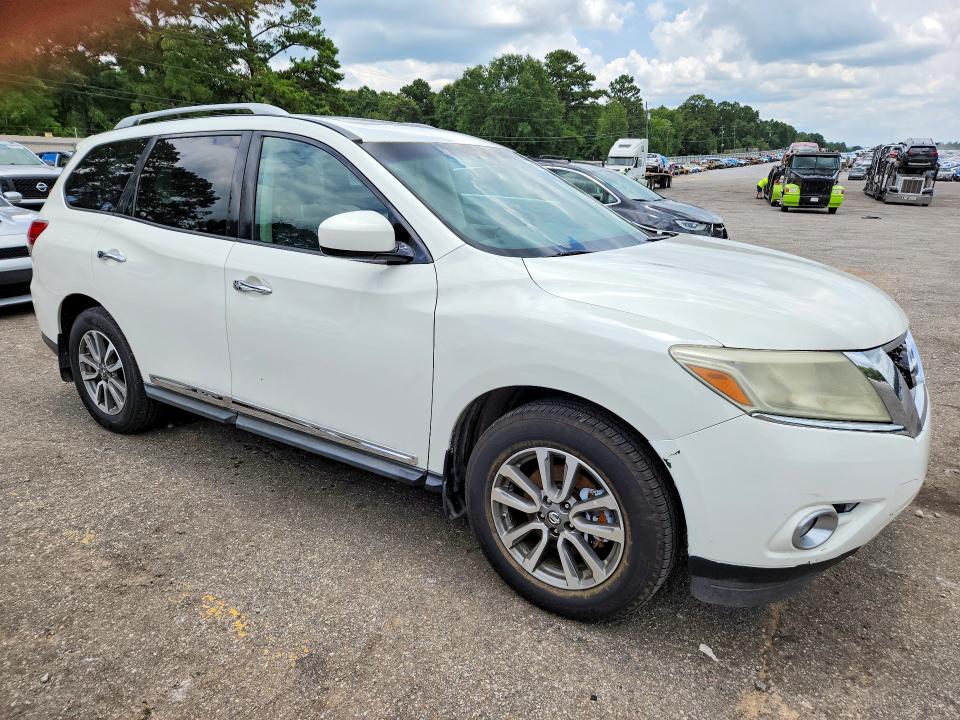 2013 Nissan Pathfinder VIN 5N1AR2MN2DC635944 COPART salvage auction — MINOR DENT/SCRATCHES, Al - Certificate Of Title (P), sold $275 on 2026-07-08 (photo 4)