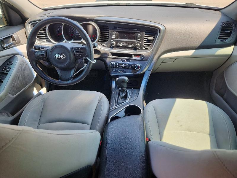 2014 Kia VIN 5XXGM4A70EG296620 COPART salvage auction — WATER/FLOOD, Tx - Salvage Title-Flood Damage, sold $1,050 on 2026-07-09 (photo 8)