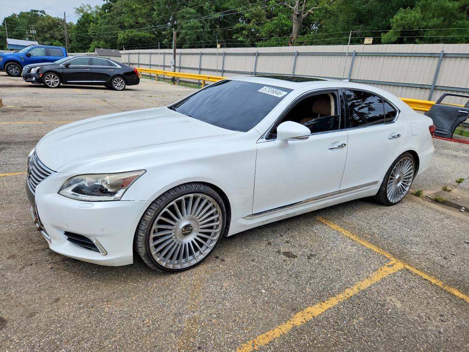 2015 Lexus Ls VIN JTHBL5EF9F5133537 COPART salvage auction — FRONT END, Al - Cert Of Title-Salvage Title, sold $7,300 on 2026-08-17 (photo 1)