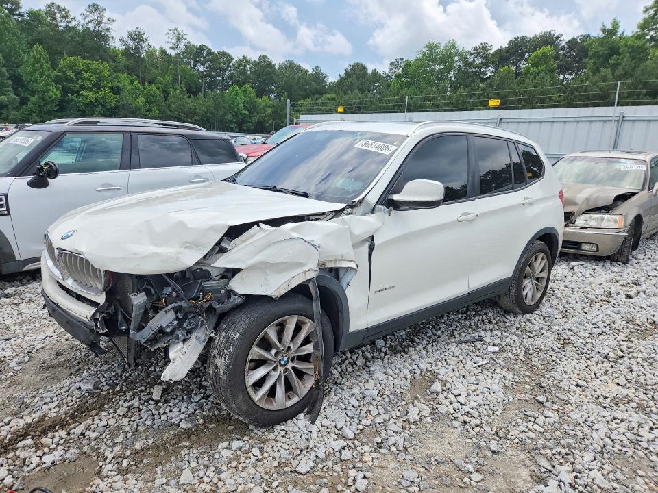 2014 BMW X3 VIN 5UXWX9C52E0D25324 COPART salvage auction — FRONT END, Ga - Cert Of Title-Salvage, sold $625 on 2026-07-28 (photo 1)