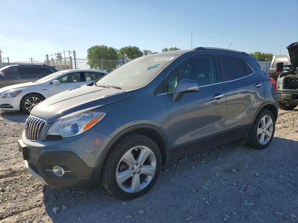2015 Buick Encore VIN KL4CJFSB9FB173681 COPART salvage auction — FRONT END, Ne - Cert Of Title-Salvage, sold $600 on 2026-07-14 (photo 1)