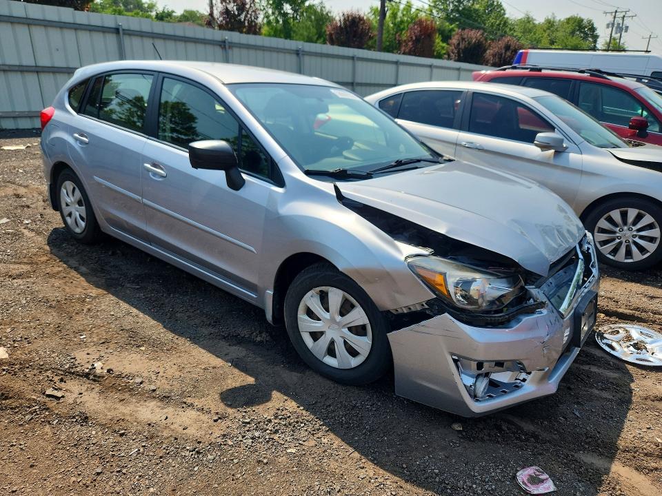 2016 Subaru Impreza VIN JF1GPAA60G8342861 COPART salvage auction — FRONT END, CT - CERT OF TITLE-SALVAGE, sold $825 on 2026-07-24 (photo 4)