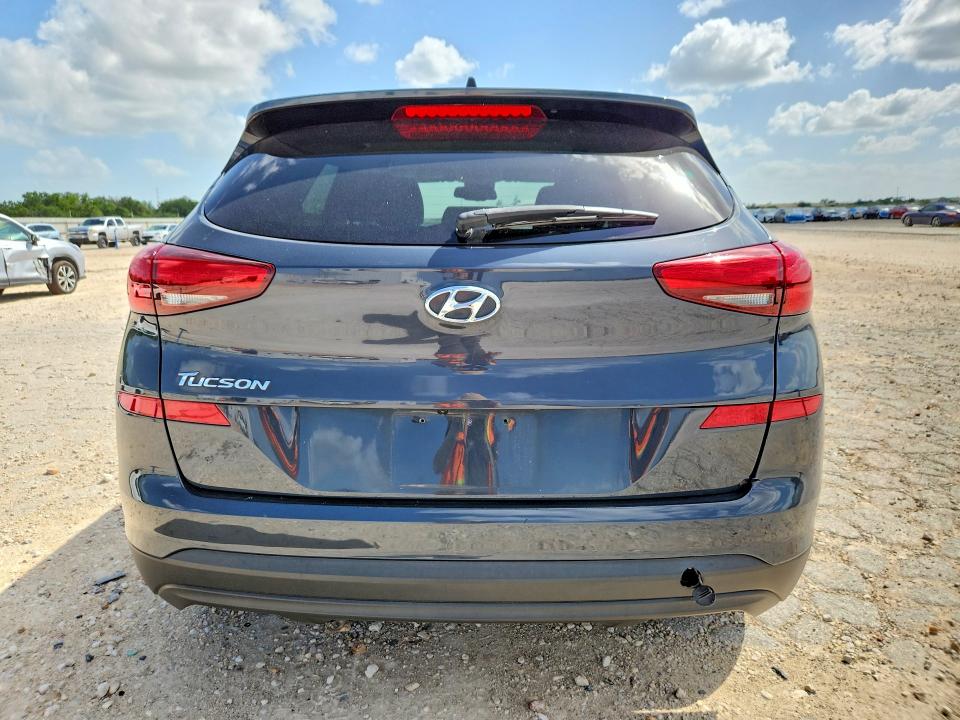 2021 Hyundai Tucson VIN KM8J33A42MU381195 COPART salvage auction — FRONT END, TX - CERTIFICATE OF TITLE, sold $3,000 on 2026-07-16 (photo 6)