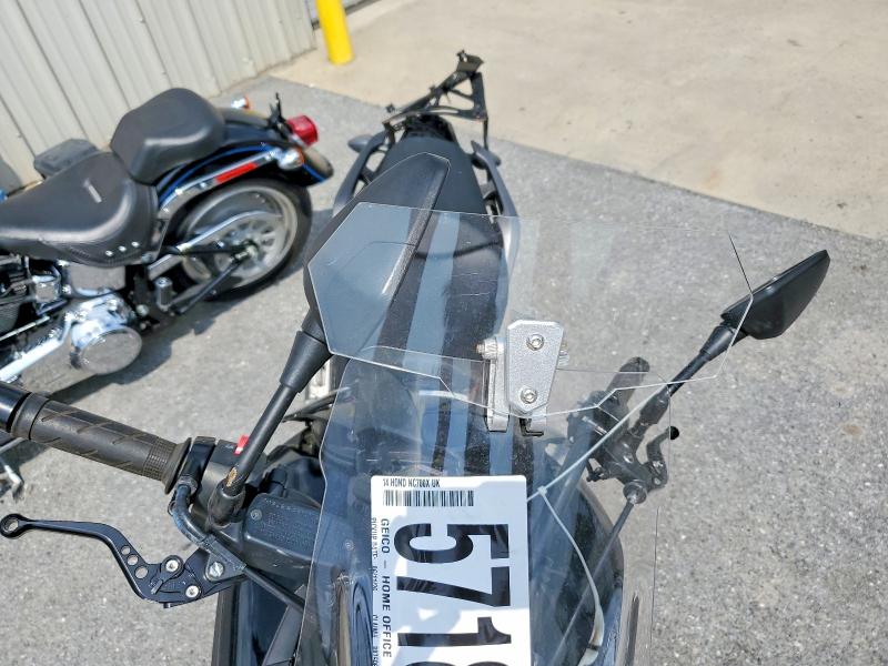 2014 Honda Nc VIN JH2RC6302EK000663 COPART salvage auction — SIDE, Md - Cert Of Salvage > 75% Damage, sold $400 on 2026-07-23 (photo 5)