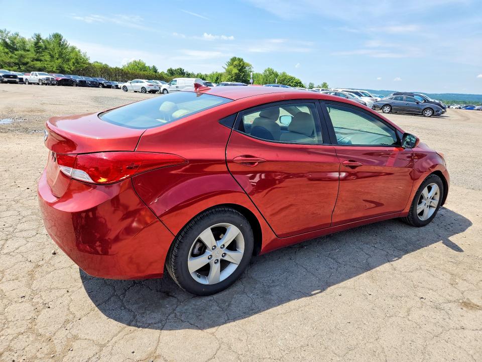 2011 Hyundai Elantra VIN KMHDH4AE8BU103363 COPART salvage auction — REAR END, PA - CERTIFICATE OF SALVAGE, sold $900 on 2026-07-02 (photo 3)