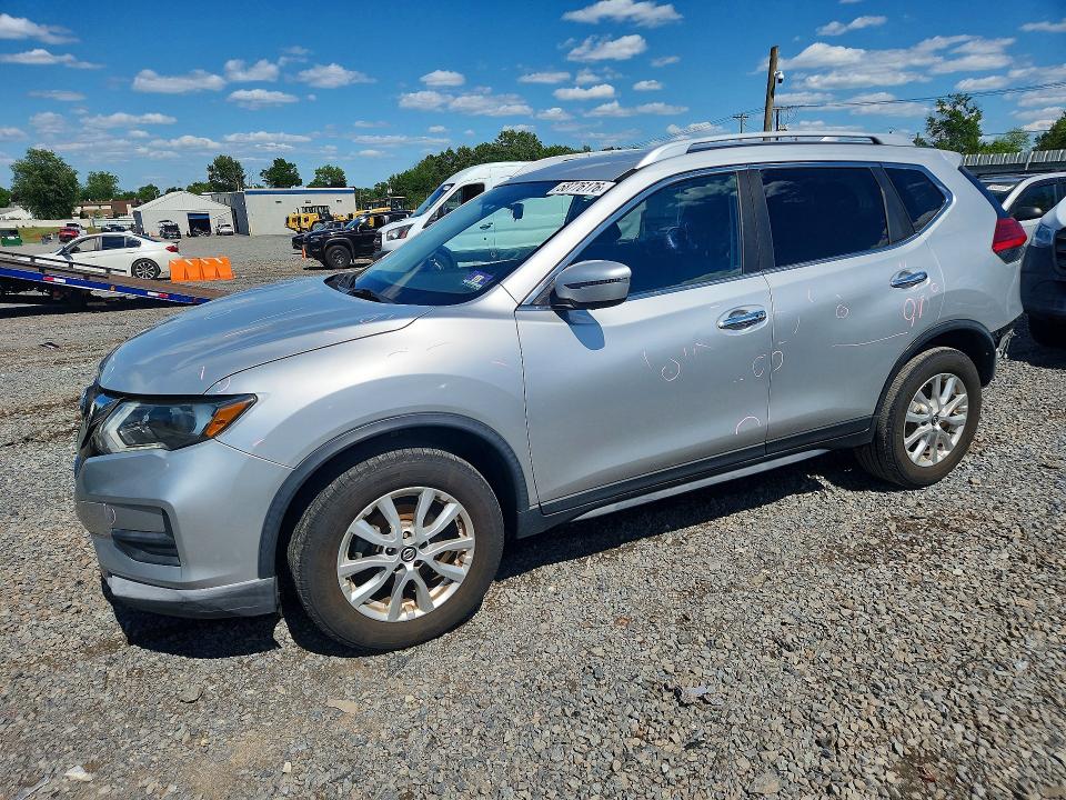 2017 Nissan VIN JN8AT2MV6HW002412 COPART salvage auction — REAR END, Nj - Cert Of Title-Salvage, sold $2,150 on 2026-07-02 (photo 1)
