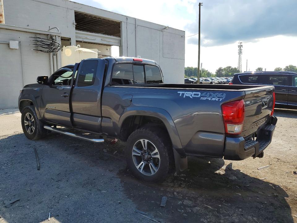 2017 Toyota Tacoma VIN 5TFSZ5AN9HX106861 COPART salvage auction — ROOF, Va - Cert Of Title - Salvage, sold $7,000 on 2026-07-08 (photo 2)