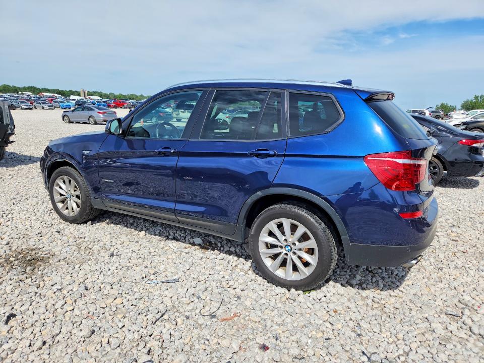 2017 BMW X3 VIN 5UXWX9C51H0D99922 COPART salvage auction — FRONT END, Mi - Certificate Of Title, sold $2,950 on 2026-07-23 (photo 2)