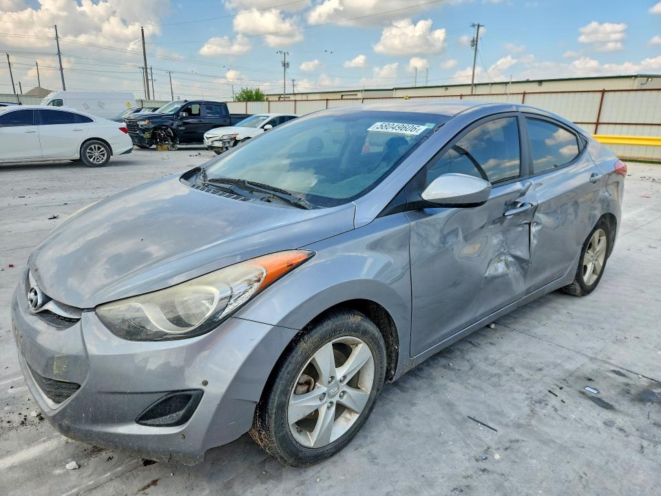 2013 Hyundai VIN KMHDH4AE4DU736381 COPART salvage auction — SIDE, Tx - Salvage Vehicle Title, sold $975 on 2026-07-31 (photo 1)