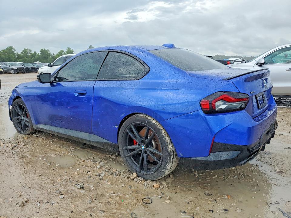 2024 BMW M2 VIN 3MW53CM00R8E73812 COPART salvage auction — FRONT END, Tx - Salvage Vehicle Title, sold $24,000 on 2026-07-07 (photo 2)