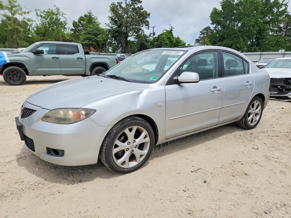 2008 Mazda 3 VIN JM1BK32F881133309 COPART salvage auction — FRONT END, Va - Cert Of Title - Salvage, sold $300 on 2026-07-07 (photo 1)