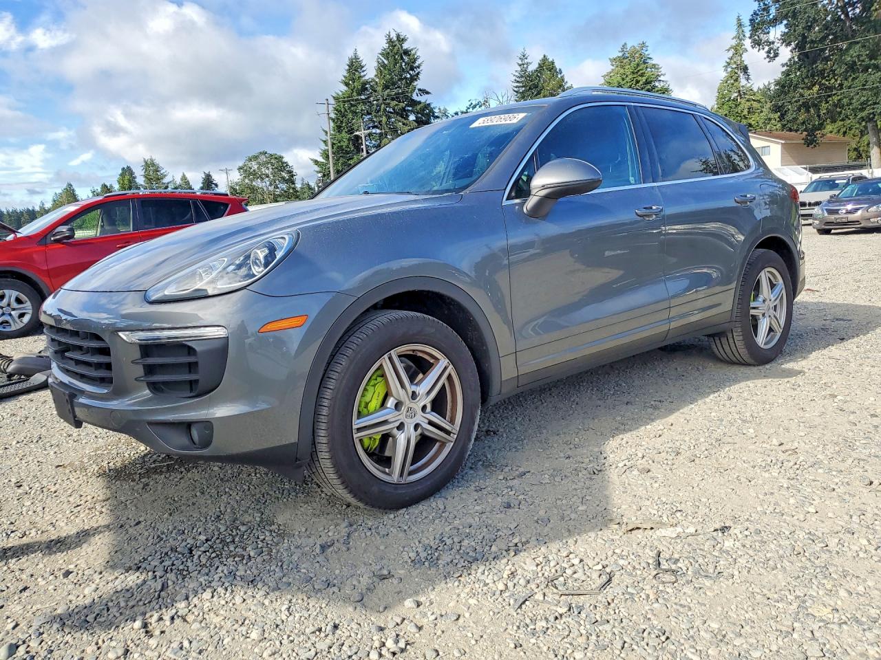 2016 Porsche Cayenne VIN WP1AE2A21GLA17348 — COPART salvage auction photo