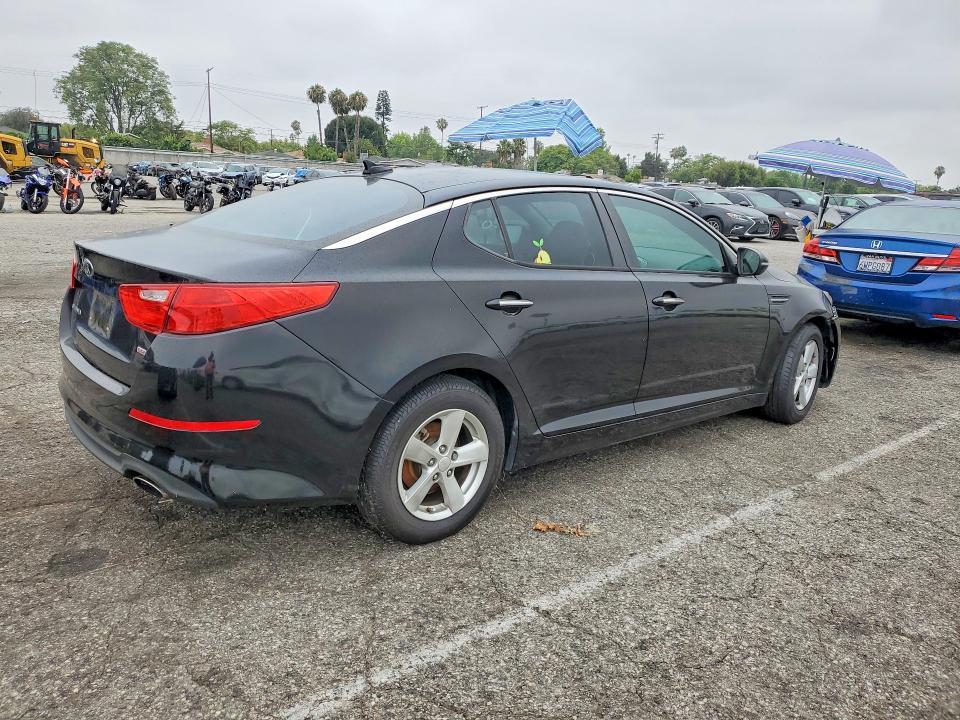2014 Kia Optima VIN 5XXGM4A77EG265347 COPART salvage auction — FRONT END, Ca - Dis/Dlr/Exp Only Clean Title, sold $650 on 2026-07-10 (photo 3)