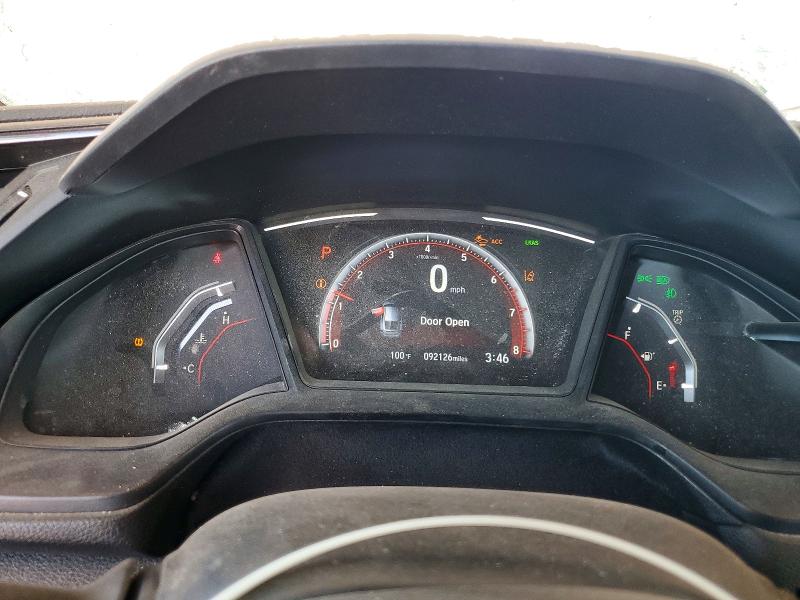 2021 Honda VIN SHHFK7H46MU225937 COPART salvage auction — FRONT END, Az - Cert Of Title - Salvage, sold $6,100 on 2026-07-09 (photo 9)