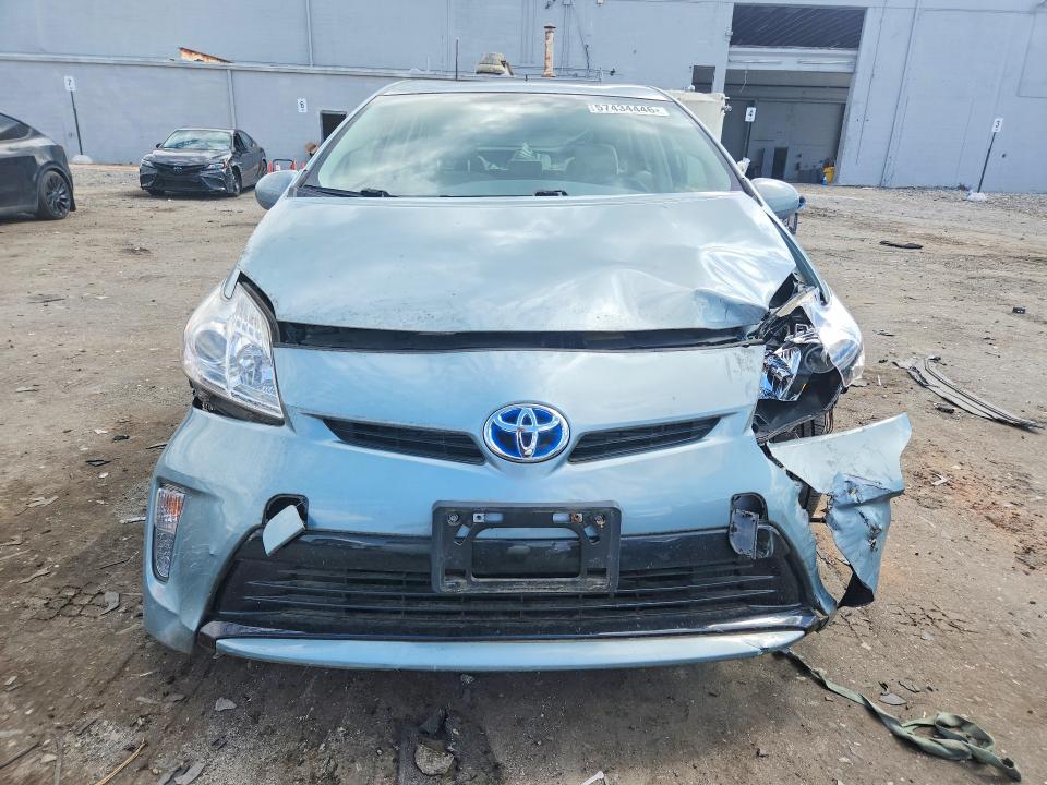 2014 Toyota Prius VIN JTDKN3DU3E1754004 COPART salvage auction — FRONT END, Va - Cert Of Title - Salvage, sold $4,100 on 2026-07-08 (photo 5)