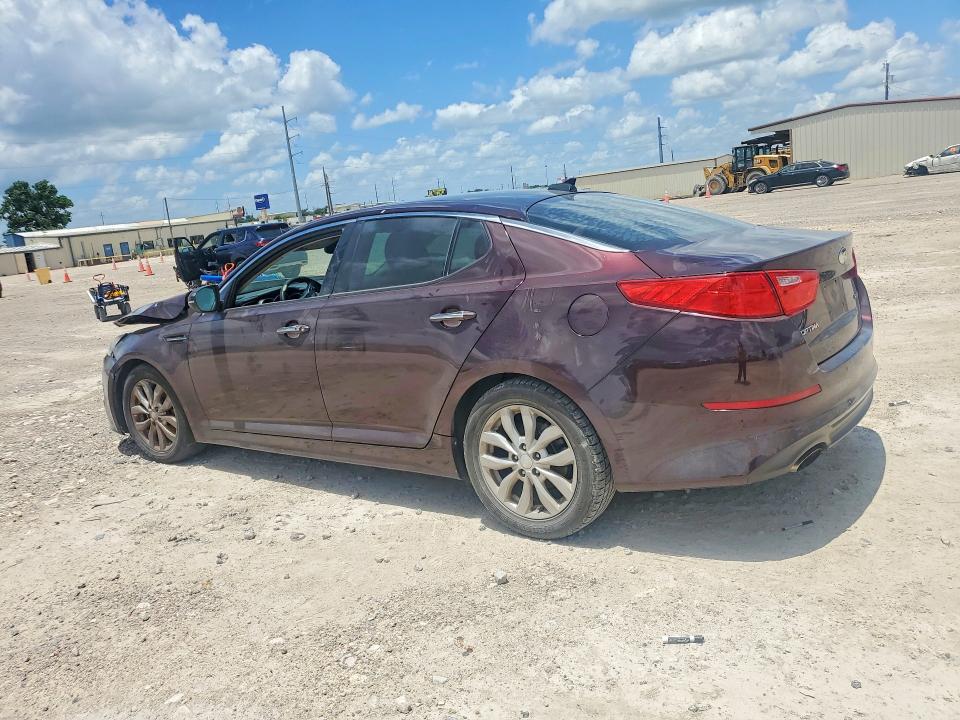2014 Kia Optima VIN 5XXGN4A71EG266815 COPART salvage auction — FRONT END, Salvage Title, sold $600 on 2026-07-15 (photo 2)