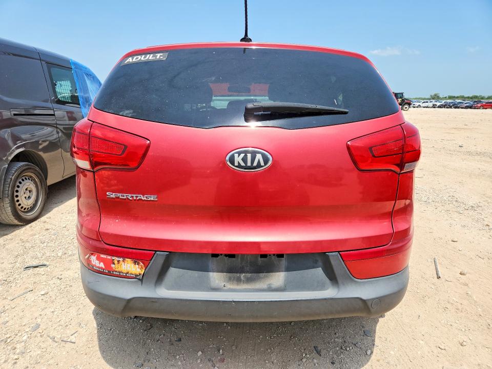 2015 Kia Sportage VIN KNDPB3AC3F7708049 COPART salvage auction — FRONT END, Tx - Salvage Vehicle Title, sold $1,550 on 2026-07-30 (photo 6)