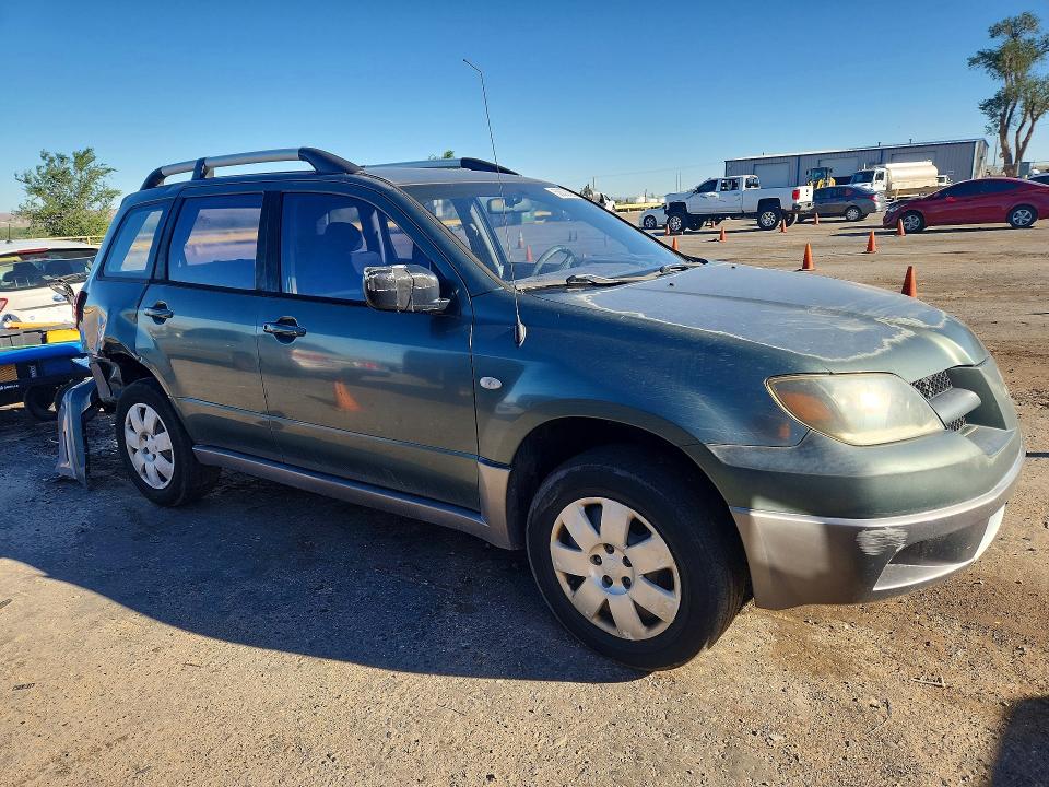 2004 Mitsubishi Outlander VIN JA4LX31F74U047743 COPART salvage auction — REAR END, Nm - Cert Of Title-Salvage, sold $200 on 2026-07-09 (photo 4)