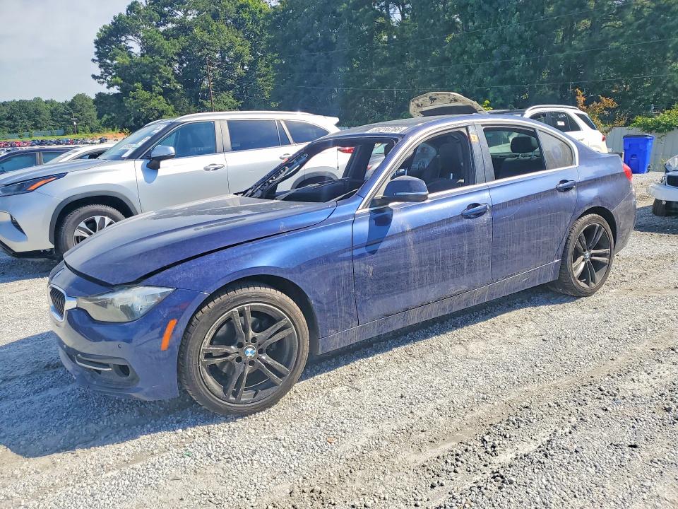 2017 BMW 3 series VIN WBA8B9G53HNU49915 COPART salvage auction — INTERIOR BURN, Ga - Cert Of Title-Salvage, sold $675 on 2026-07-13 (photo 1)