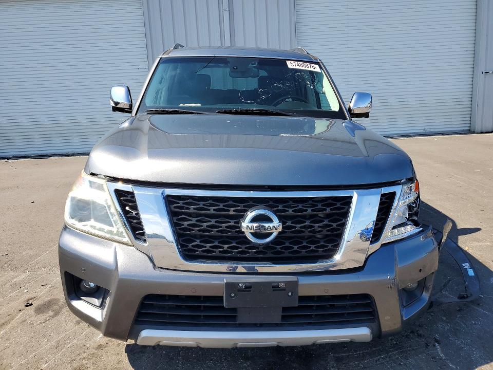 2017 Nissan VIN JN8AY2NE9H9703654 COPART salvage auction — FRONT END, Salvage Title, sold $4,050 on 2026-07-15 (photo 5)