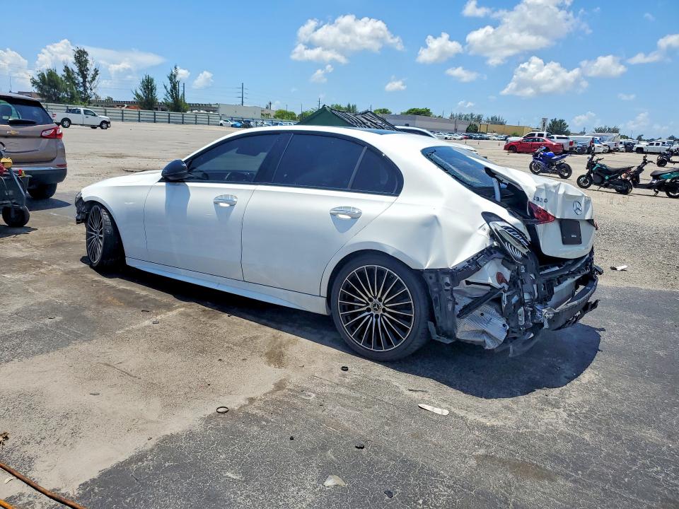2023 Mercedes-benz C-klasse VIN W1KAF4GB2PR082990 COPART salvage auction — REAR END, Fl - Certificate Of Destruction, sold $7,900 on 2026-08-19 (photo 2)