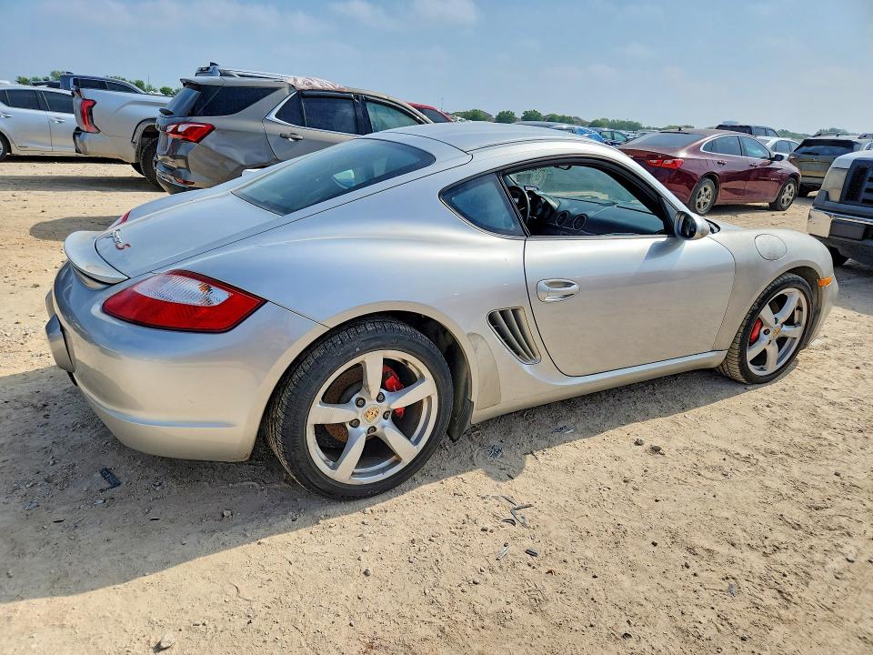 2006 Porsche Cayman VIN WP0AB29816U785391 COPART salvage auction — MECHANICAL, Tx - Certificate Of Title, sold $7,200 on 2026-07-27 (photo 3)