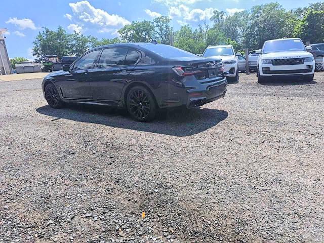 2022 BMW 7er VIN WBA7U2C07NCG99224 COPART salvage auction — HAIL, Nj - Cert Of Title-Salvage (P), sold $16,100 on 2026-07-17 (photo 2)
