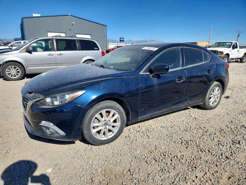 2015 Mazda 3 VIN 3MZBM1V76FM145118 COPART salvage auction — FRONT END, UT - CERTIFICATE OF TITLE, sold $775 on 2026-07-24 (photo 1)