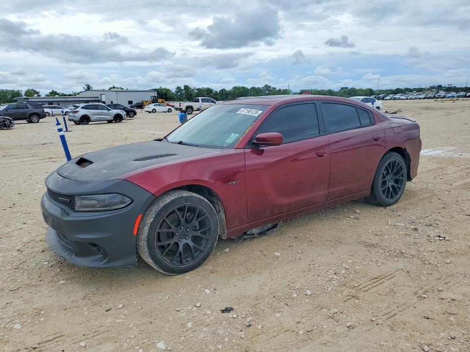 2018 Dodge Charger VIN 2C3CDXCT6JH216100 COPART salvage auction — MINOR DENT/SCRATCHES, La - Certificate Of Title (P), sold $0 on 2026-09-16 (photo 1)
