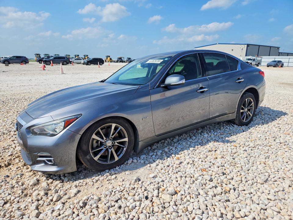 2017 Infiniti VIN JN1EV7AP5HM738833 COPART salvage auction — UNDERCARRIAGE, Tx - Salvage Vehicle Title, sold $1,600 on 2026-07-02 (photo 1)
