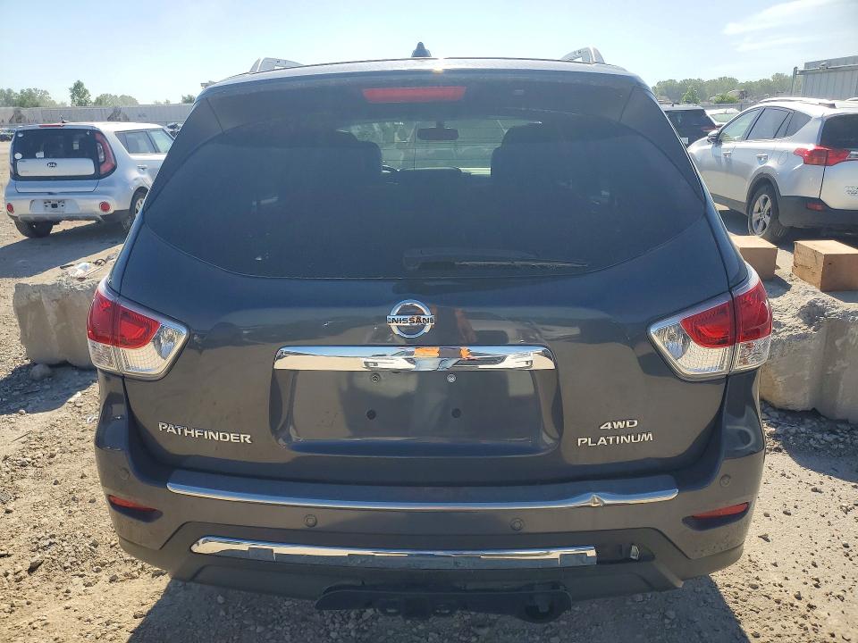 2014 Nissan Pathfinder VIN 5N1AR2MM8EC716679 COPART salvage auction — REAR END, KS - CERT OF TITLE-REBUILT SALVAGE, sold $550 on 2026-07-02 (photo 6)