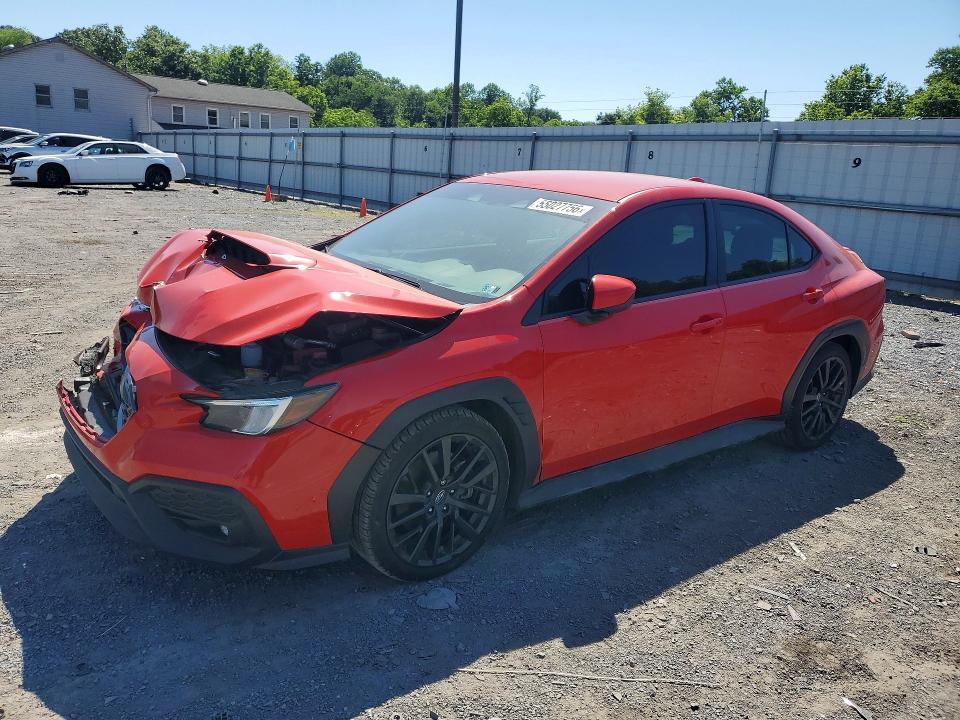 2024 Subaru Wrx VIN JF1VBAH67R9815969 COPART salvage auction — FRONT END, Pa - Certificate Of Salvage, sold $7,900 on 2026-07-16 (photo 1)