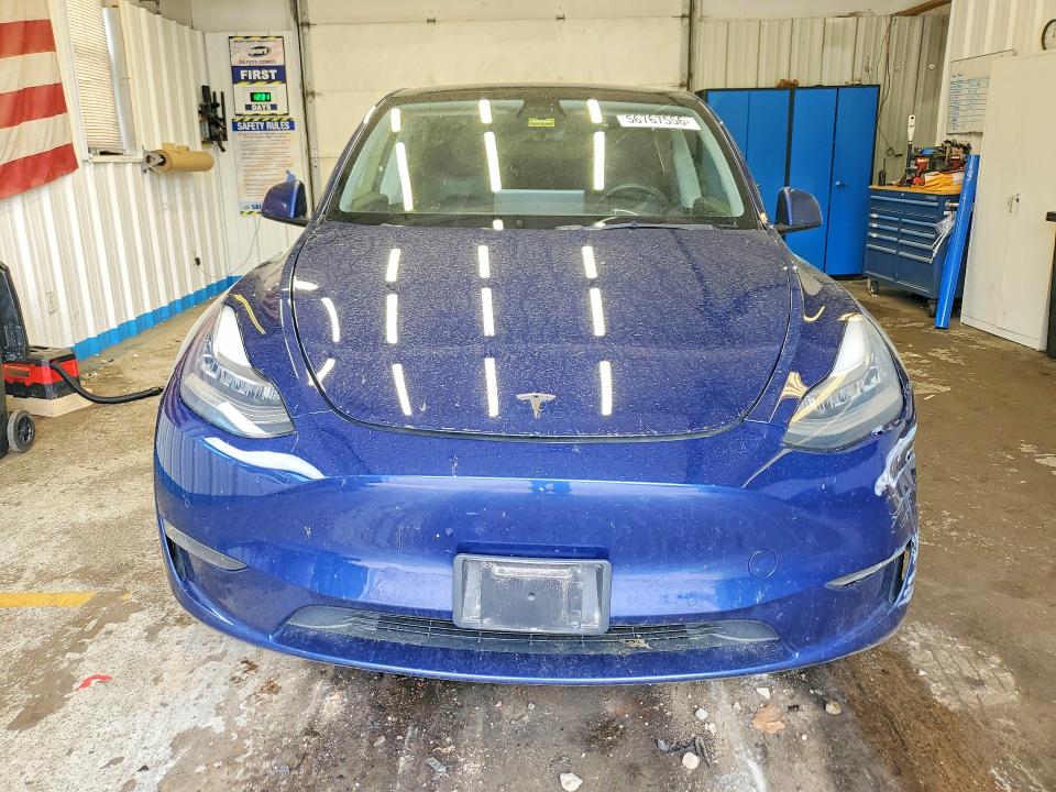 2021 Tesla Model y VIN 5YJYGDEE3MF255985 COPART salvage auction — SIDE, Me - Cert Of Title-Salvage Collisio, sold $6,500 on 2026-07-09 (photo 5)