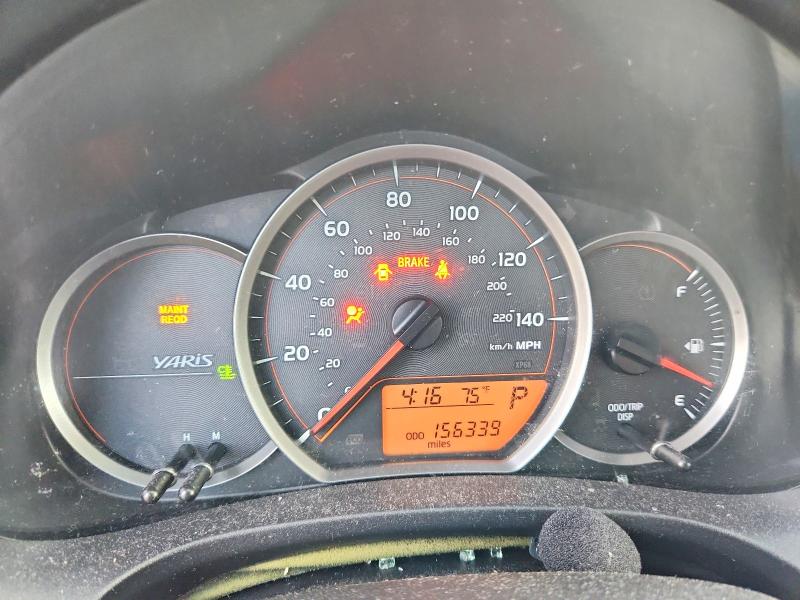 2012 Toyota Yaris VIN JTDKTUD31CD509121 COPART salvage auction — REAR END, Va - Cert Of Title - Salvage, sold $1,150 on 2026-07-08 (photo 9)