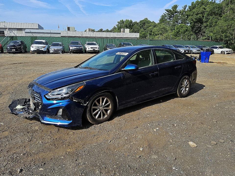 2018 Hyundai Sonata VIN 5NPE24AF7JH666724 COPART salvage auction — FRONT END, Va - Certificate Of Title, sold $200 on 2026-07-09 (photo 1)