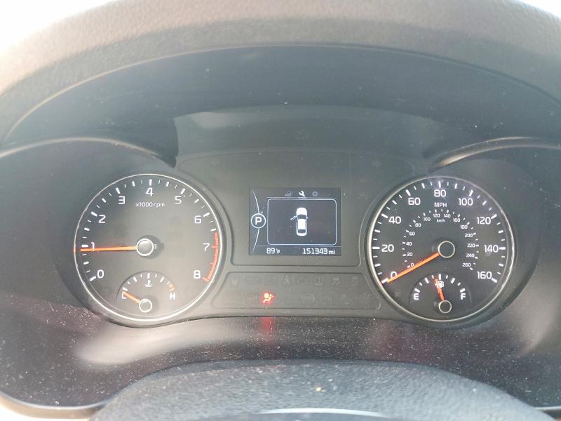 2016 Kia Optima VIN 5XXGT4L32GG022416 COPART salvage auction — FRONT END, Oh - Cert Of Title-Salvage, sold $1,050 on 2026-07-10 (photo 9)