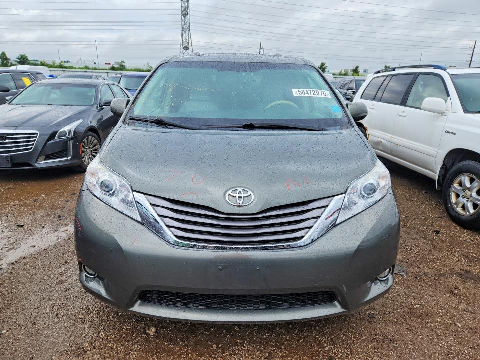 2012 Toyota Sienna VIN 5TDDK3DC2CS044357 COPART salvage auction — REAR END, Il - Salvage Certificate, sold $4,150 on 2026-07-23 (photo 5)