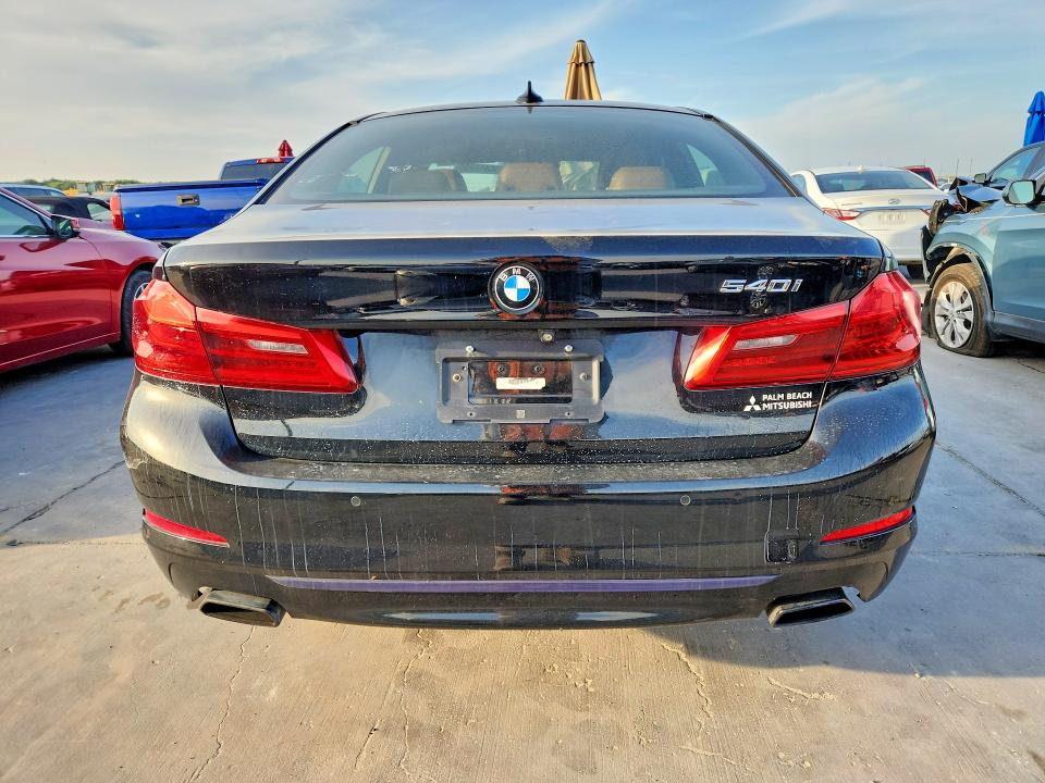 2019 BMW 5er VIN WBAJE5C55KWA98646 COPART salvage auction — NORMAL WEAR, TX - CERTIFICATE OF TITLE, sold $7,600 on 2026-07-30 (photo 6)
