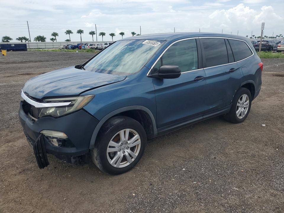 2018 Honda Pilot VIN 5FNYF5H18JB010029 — COPART salvage auction photo