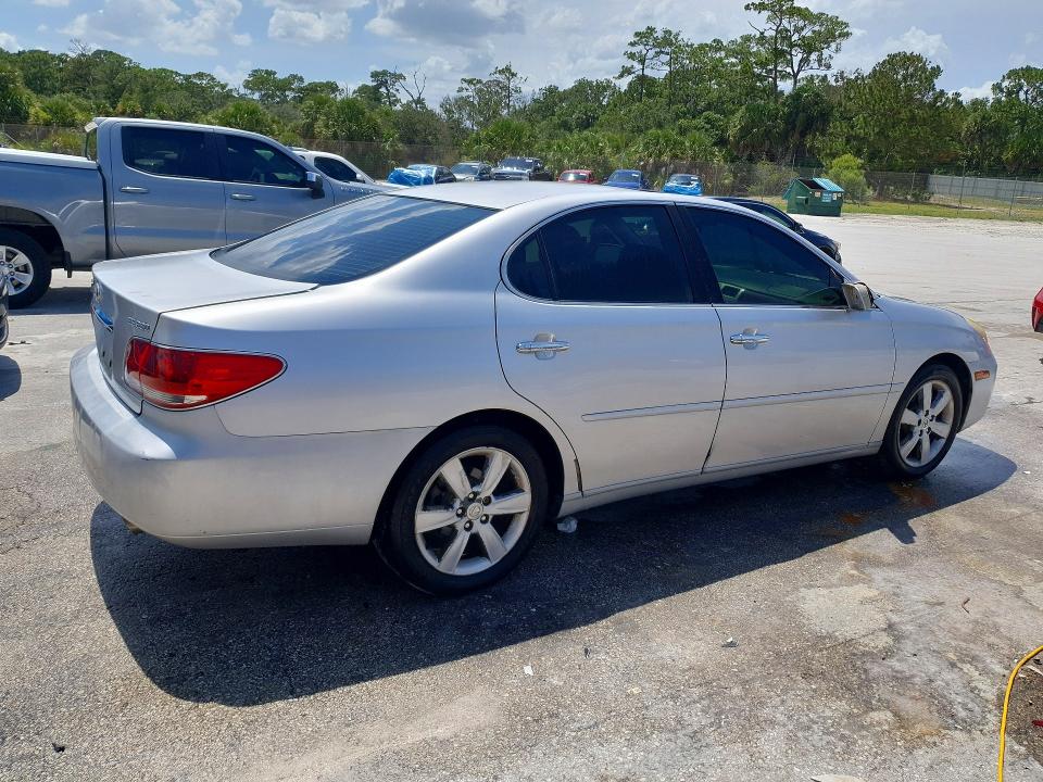 2005 Lexus Es 330 VIN JTHBA30G055070658 COPART salvage auction — SIDE, FL - CERT OF TITLE SLVG REBUILDABLE, sold $700 on 2026-07-15 (photo 3)