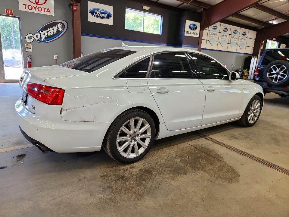2014 Audi A6 VIN WAUFGAFC6EN016692 COPART salvage auction — MINOR DENT/SCRATCHES, Ct - Certificate Of Title (P), sold $3,450 on 2026-07-08 (photo 3)