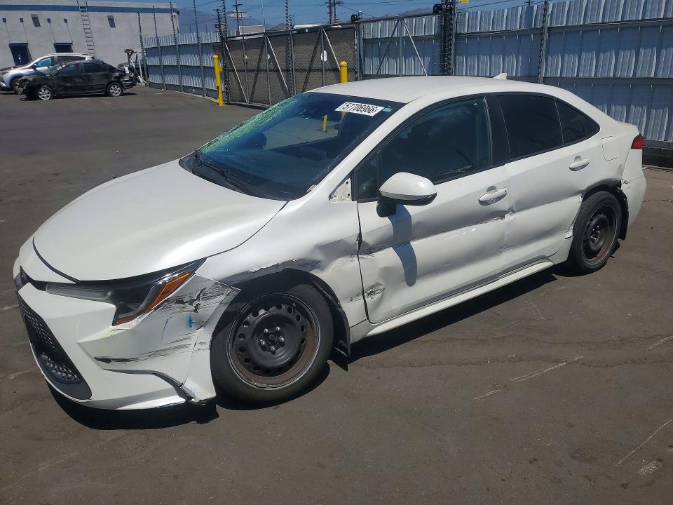 2021 Toyota Corolla VIN 5YFEPMAE9MP165897 COPART salvage auction — SIDE, CA - SALVAGE CERTIFICATE, sold $4,450 on 2026-07-15 (photo 1)