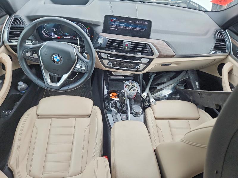 2021 BMW X3 VIN 5UXTS1C02M9H02476 COPART salvage auction — FRONT END, Oh - Cert Of Title-Salvage, sold $10,300 on 2026-07-06 (photo 8)