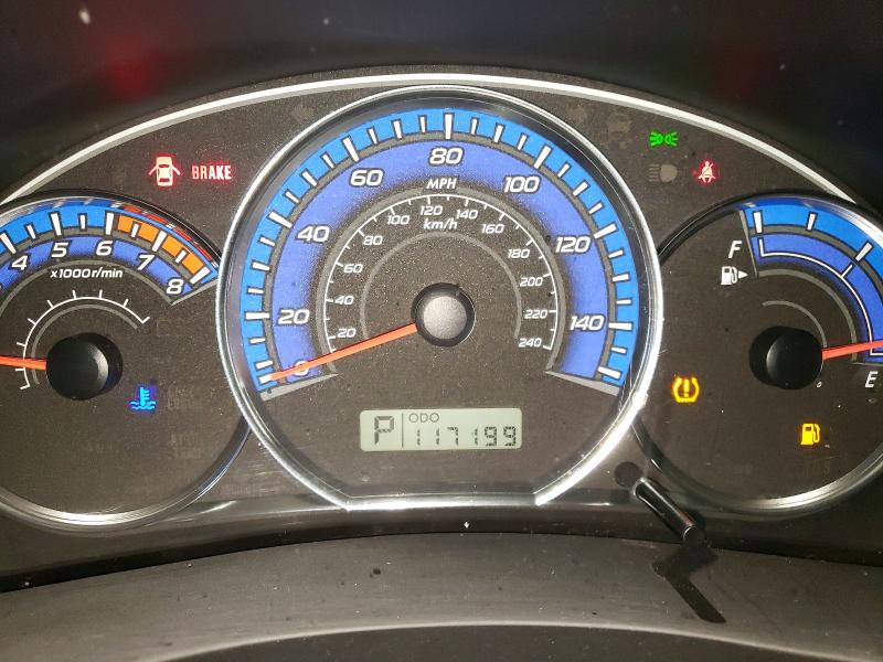 2009 Subaru Forester VIN JF2SH63669H711240 COPART salvage auction — MECHANICAL, Ak - Bill Of Sale- Salvage, sold $125 on 2026-07-07 (photo 9)