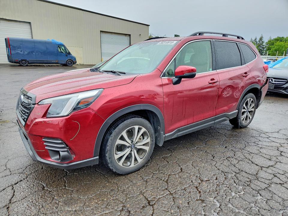 2022 Subaru Forester VIN JF2SKANC6NH405463 COPART salvage auction — REAR END, Or - Salvage Title Certificate, sold $9,000 on 2026-07-13 (photo 1)
