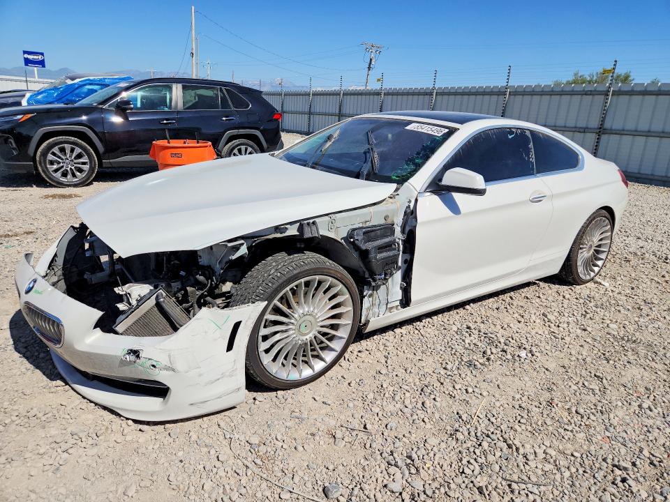 2013 BMW 6er VIN WBAYM1C5XDDZ02431 COPART salvage auction — FRONT END, Ut - Salvage Certificate, sold $3,850 on 2026-07-10 (photo 1)
