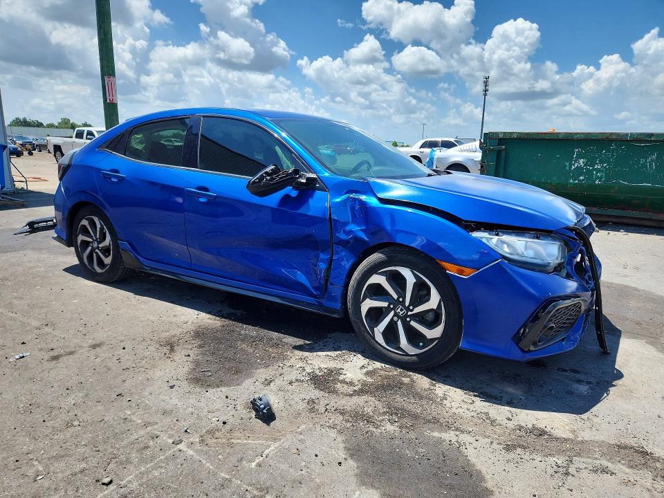 2018 Honda Civic VIN SHHFK7H4XJU202852 COPART salvage auction — FRONT END, Fl - Cert Of Title Slvg Rebuildable, sold $1,550 on 2026-07-13 (photo 4)